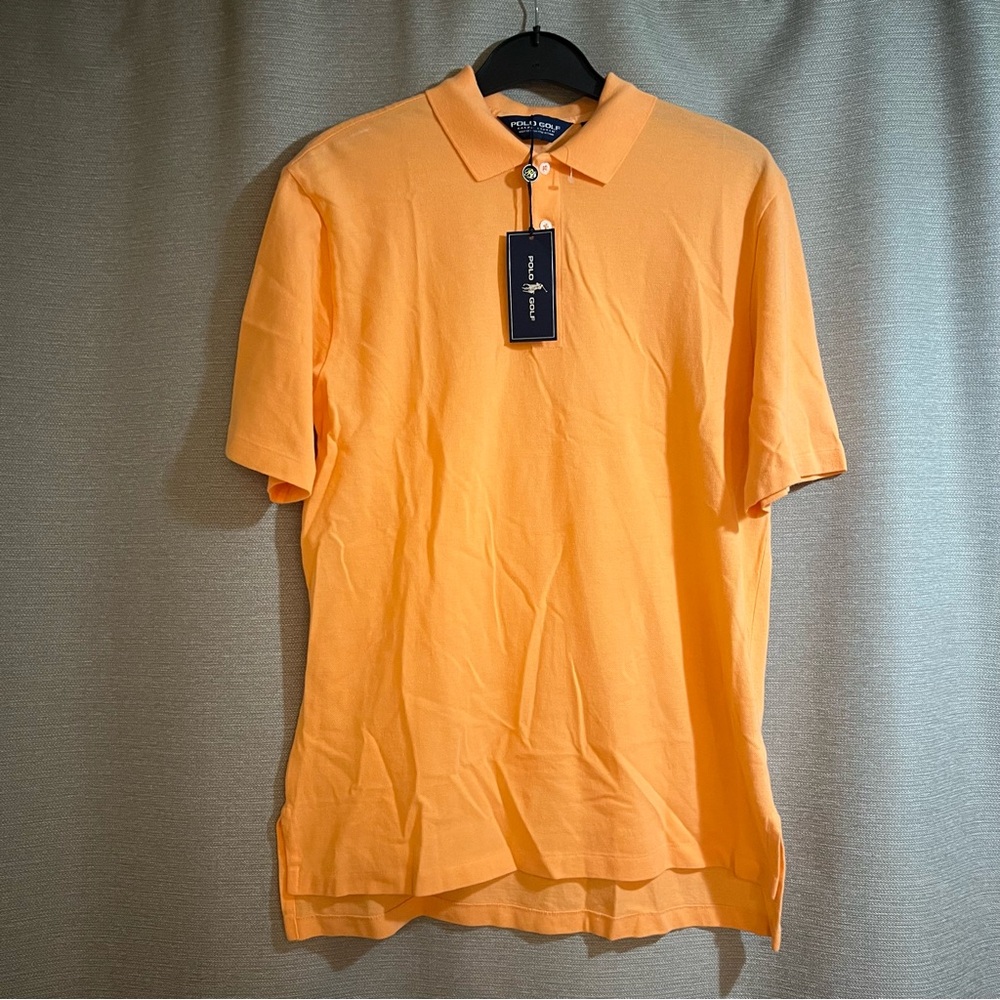 Polo‎ Ralph Lauren Golf Polo Shirt Orange Neon Vibrant Men’s Medium Classics